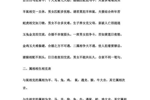 生肖相冲对家庭生活的可能影响