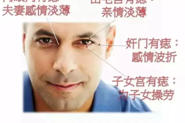 眼睛周围痣的位置解读：面相中的神秘信号