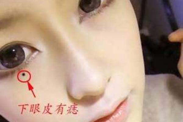 下眼睑痣的象征意义与命运关联