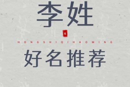 姓李男孩名字推荐，传承文化又有新意