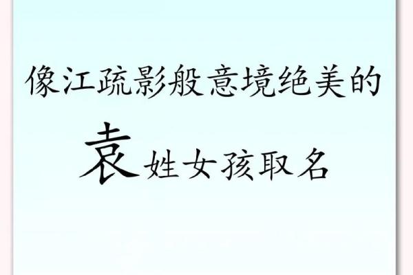袁姓女宝宝起名指南：优雅独特的名字推荐