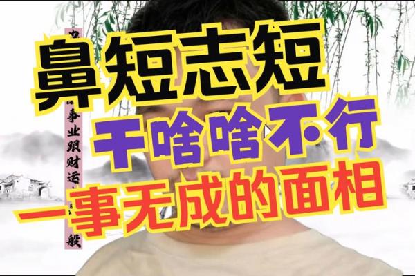 短鼻面相的原因与破解技巧