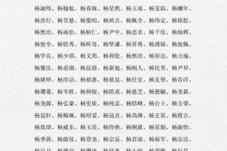 姓杨宝宝起名技巧与推荐，助力为孩子选个好名字