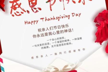 今天是感恩节，让我们一起感谢生活中的点滴温暖