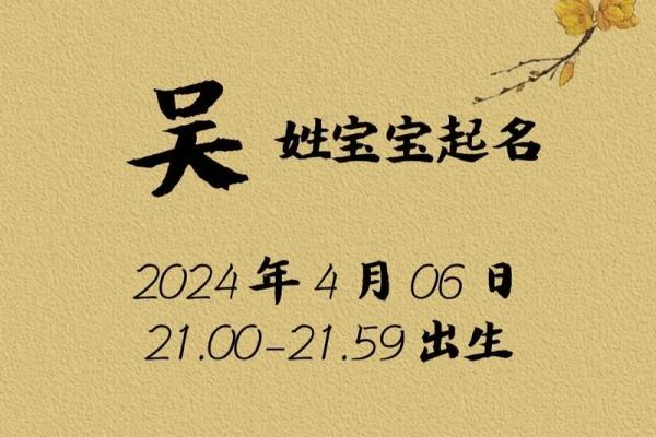 吴姓宝宝起名大全：精选优雅有趣的名字