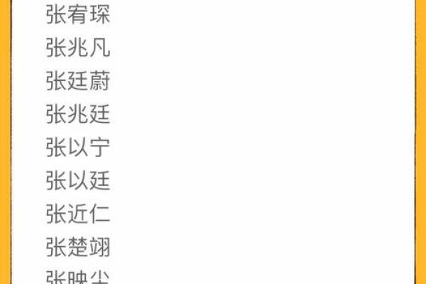张姓宝宝起名宝典：为小宝贝挑选最合适的名字技巧与建议