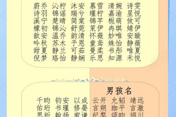 最受欢迎的男宝宝名字选择指南