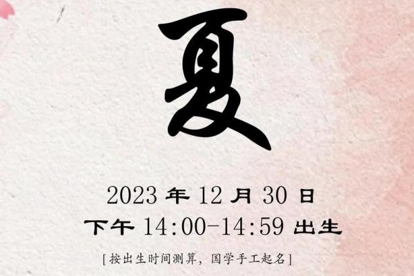 夏姓男宝宝命名：寓意与音韵的完美结合