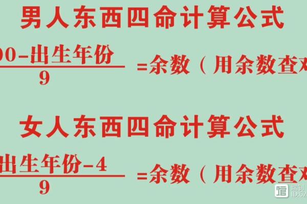 东西四命的概念与实际应用详解