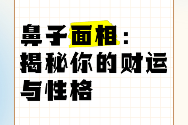 从鼻子长短看面相中的财富与事业运