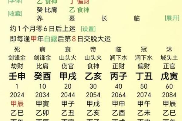 八字命宫查询表的使用方法与解读技巧