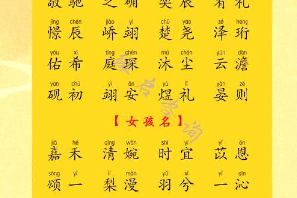 年宝宝名字大全：独特又富有意义的名字推荐