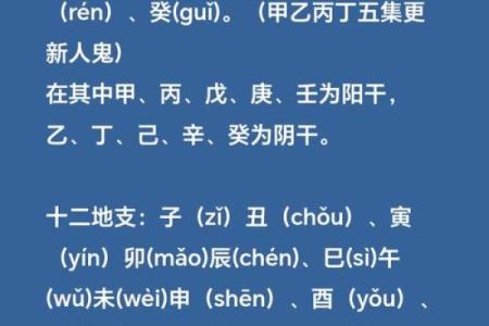 如何快速查找天干的对应信息与规律