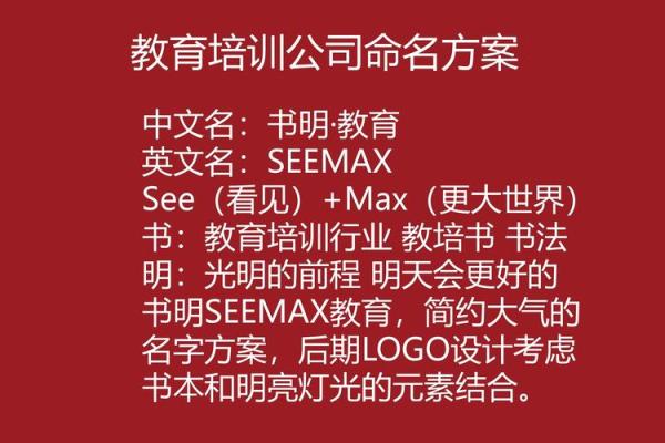 从零开始 儿童教育公司起名的实用技巧