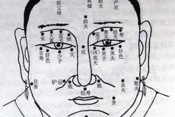 面痣相学揭秘：男子运势和性格的神奇线索