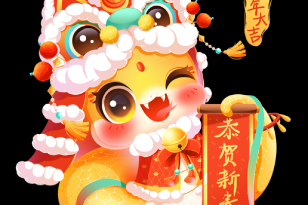 金蛇献瑞，羊年添福