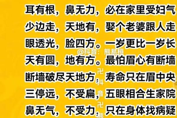 面相解码：一眼洞察你的健康与命运