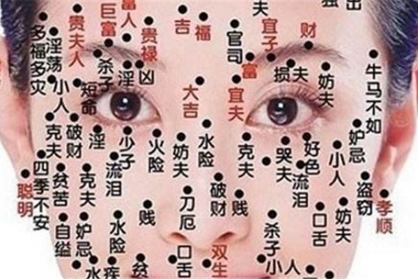 痣相面相学：男人痣相，如何通过痣相判断运势好坏？