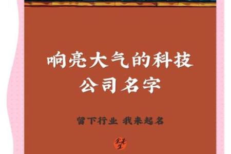 创新与科技完美结合，打造独特公司名字