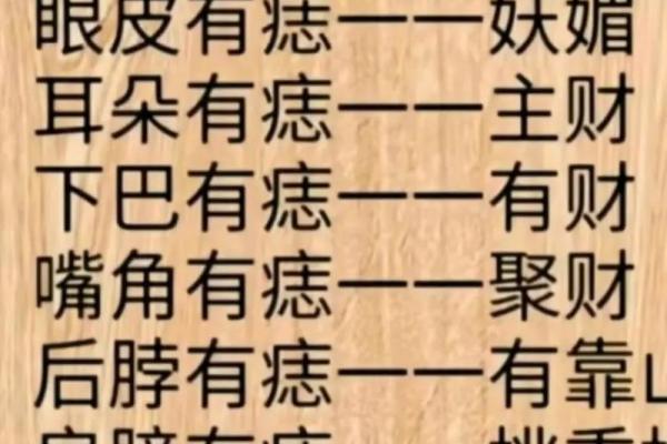 痣相揭秘：揭秘全痣相背后的惊人秘密