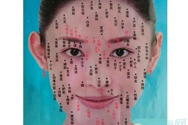 痣相运势宝典：女人面相痣相全解析
