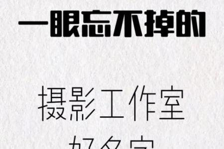 摄影公司起名大全，打造属于你的品牌标识