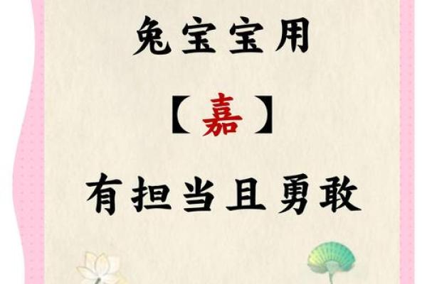 为宝宝起个吉祥的名字，选嘉字绝对不后悔