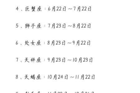 揭秘12星座阳历日期全解析，你的星座运势如何？