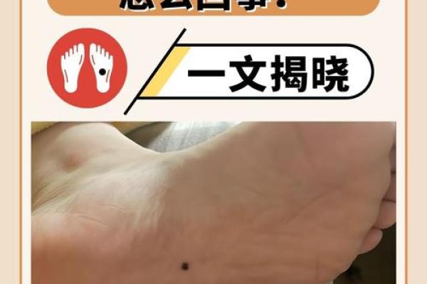脚心痣的神奇力量：你的命运线在这里