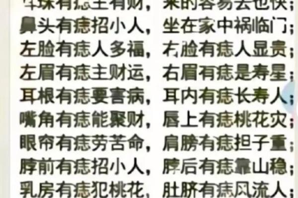 痣相与八字深度结合，揭示你的性格特点和命运走向