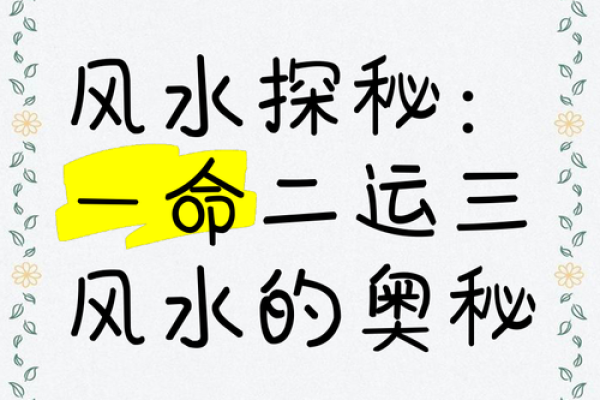 揭秘先天风水：关乎运势，你真的了解吗？
