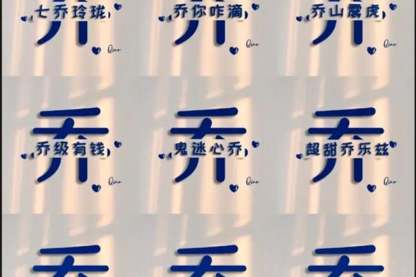 乔姓男孩女孩名字推荐，个性与传统并存