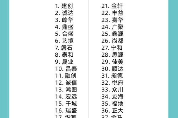 人力公司起名必看！这些名字让你脱颖而出