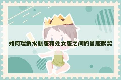 如何理解水瓶座和处女座之间的星座默契