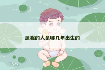 属猴的人是哪几年出生的