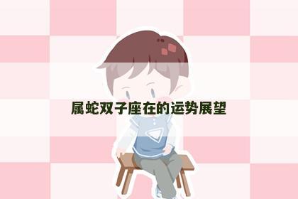 属蛇双子座在的运势展望