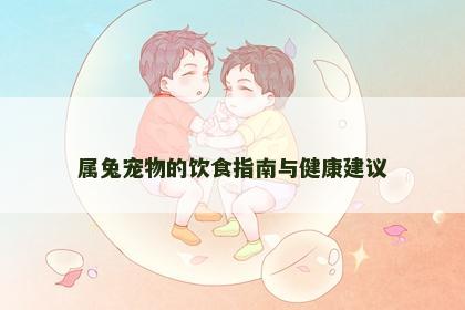 属兔宠物的饮食指南与健康建议