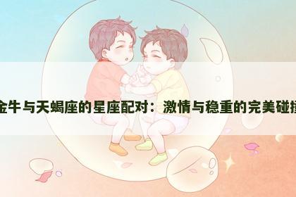 金牛与天蝎座的星座配对：激情与稳重的完美碰撞