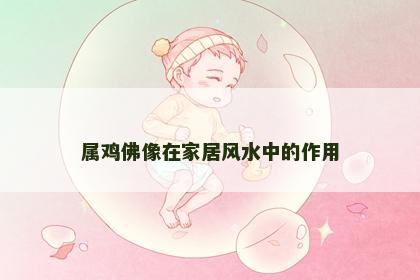 属鸡佛像在家居风水中的作用