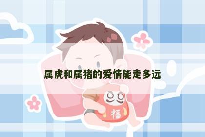 属虎和属猪的爱情能走多远