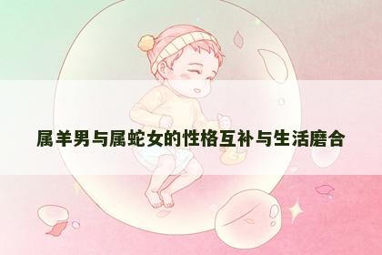 属羊男与属蛇女的性格互补与生活磨合