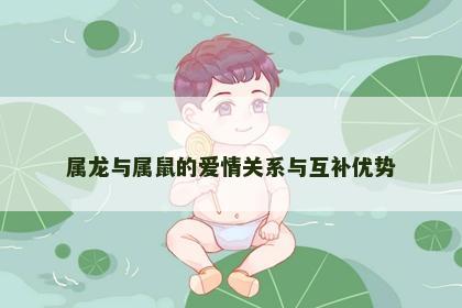 属龙与属鼠的爱情关系与互补优势