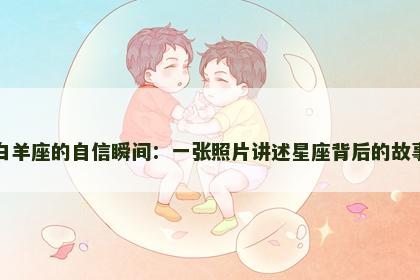 白羊座的自信瞬间：一张照片讲述星座背后的故事