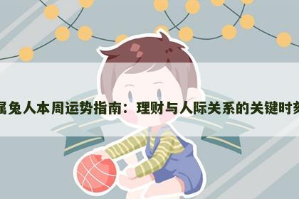 属兔人本周运势指南：理财与人际关系的关键时刻