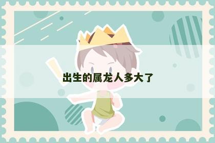 出生的属龙人多大了
