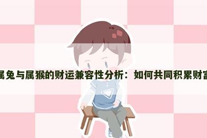 属兔与属猴的财运兼容性分析：如何共同积累财富