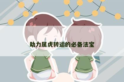 助力属虎转运的必备法宝