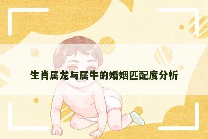 生肖属龙与属牛的婚姻匹配度分析