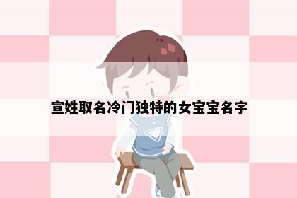 宣姓取名冷门独特的女宝宝名字