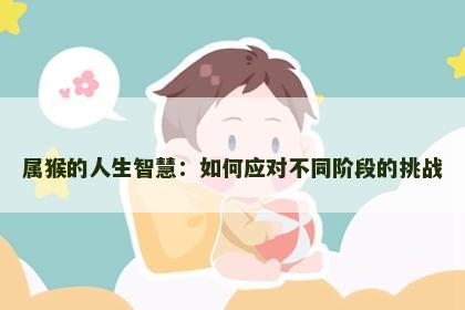 属猴的人生智慧：如何应对不同阶段的挑战